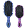 NuWay Vanity and Junior Pro 2-Piece Set. Hair Dryer Safe-Reduced Static (Shiny Sapphire & Amethyst)
