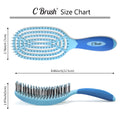 Patented Venting hair brush C Brush - Blue