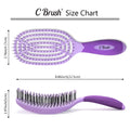 Patented Venting hair brush C Brush - Purple