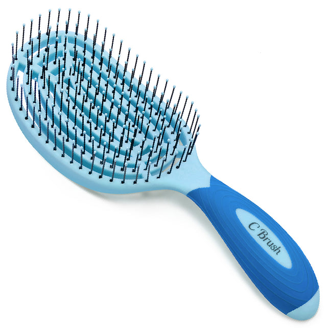 Patented Venting hair brush C Brush - Blue