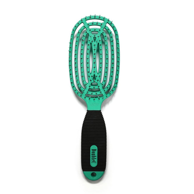 Patented Venting hair brush DoubleC - Green