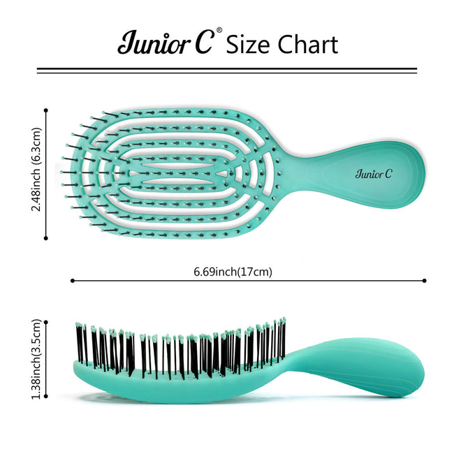 Patented Venting hair brush Junior C - Auqa