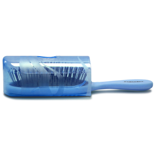 Patented Travel hair brush Traveler - Blue